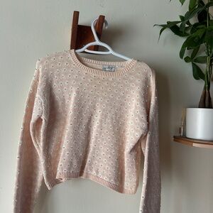 Vintage pearl handmade sweater